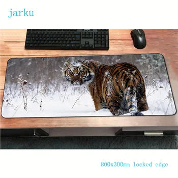 Katte måtter 800x300x3mm stor gaming musemåtte Leopard tastatur musemåtte billigste Lion bærbare gamer tilbehør padmouse mat