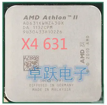 Gratis forsendelse AMD X4 631 Quad-Core FM1 2.6 GHz, 4 MB 100W CPU processor stykker, X4-631 at arbejde gratis fragt