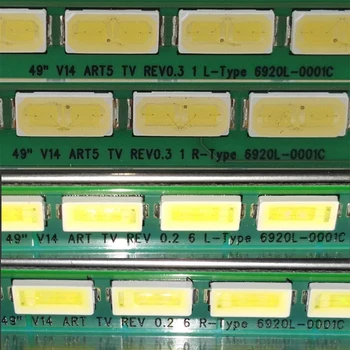 LED-Array Barer For LG 49UB820V 49UB8200 LED-Baggrundsbelysning Strimler Matrix Kit LED-Lamper Linse Bands 49