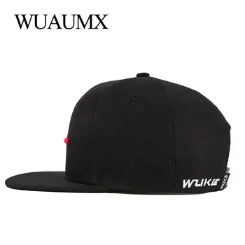Wuaumx Brand Snapback Caps For Mænd, Fladskærms Hat til Kvinder Baseball Caps gorras Snap tilbage Hip Hop Casquette Knogle Masculino