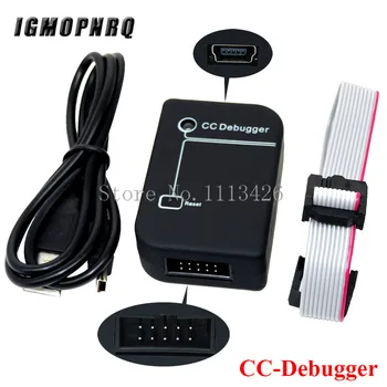 Zigbee-Emulator CC-Debugger USB-Programmør CC2540 CC2531 Sniffer med Sort Shell Bluetooth-Modul-Stik Kabel-Downloader