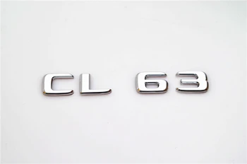 Logo Badge Decal Kuffert Bagerste ABS til Mercedes Benz CL500 CL550 CL600 CL55 CL63 CL65 Chrome Stilfuld Bil Udvendigt Klistermærker