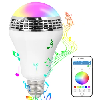 LED Pære E27 RGB Bluetooth-Kontrol Musik Lampe AC100-240V Magiske Lampe Pære IOS /Android RGBW Smart Pære Fjernbetjening Cotroller