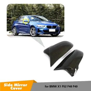 Udskiftning Mirror Cover Carbon Fiber Bil Ede Hætte til BMW 1 Serie F52 X1 F48 F49 2016-2019