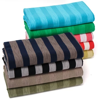Xintianji Vintage Stof, Polyester og Bomuld Stripe Jersey Stof Til Sommer t-Shirt i Forskellige Farver 50X185cm/Pc A0009