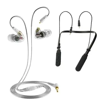 Aftagelig Coaxial Audio Kabel-Hovedtelefon med Mikrofon Kabel Konvertere Trådløse Hovedtelefoner High Fidelity Bluetooth-Hovedtelefoner Hi-Res
