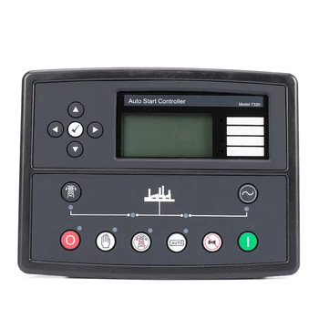 Generator led controller 7320 genset dele generator control board panel lcd-display automatisk starte remote elektronisk controller