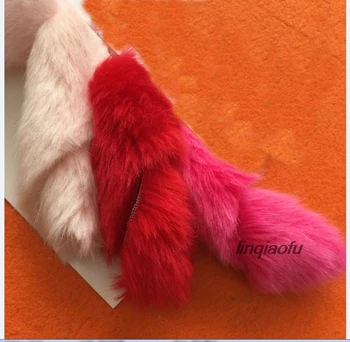 Almindelig kunstig faux stoffet Super blød imiteret kanin hår Velvet imiteret pels stof,filt klud