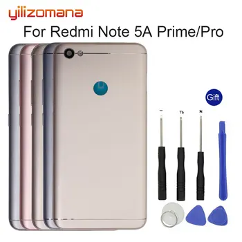 YILIZOMANA Oprindelige Erstatning Batteri Back Cover Til Xiaomi Redmi Bemærk 5A Prime/Pro Telefonen bagpanel Huse Hårdt etui + Værktøjer