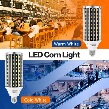 50W LED-Lampe 220V E27 LED Pære 110V Majs Pære E39 Lampada LED Lys 5730SMD Bombillas Høj Lysstyrke Lager Fabrik Belysning