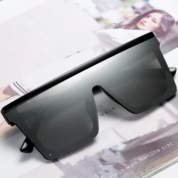 Brand Design Square Solbriller Vintage Overdimensionerede Kvinder Mænd Luksus Sol Briller UV400 Solbrille Nuancer gafas de sol mujer hombre