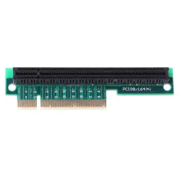 PCI-E 8X til 16X Riser Adapter PCI-Express x8 til x16 90 Grader Højre vinkel Card Converter, for 1U/2U Tilbehør