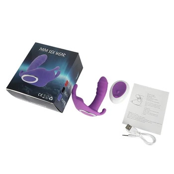 Usynlige Bærbare Rabbit Vibrator Trådløs Fjernbetjening G-Punkt Vibrator Trusse Vibrator Til Kvinder Masturbator Erotisk Sex Legetøj