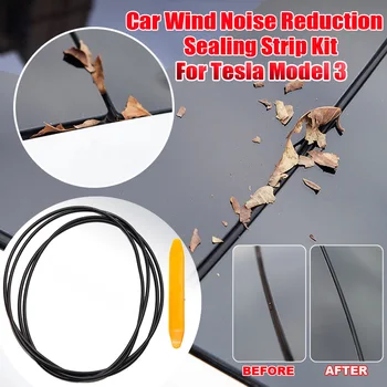 Soltag Gummi Tætning Strip Reduktion af vindstøj Kit Anti-Støv Skylight Forsegling Strip Sænke Silikone Tætning Kit til Tesla Model 3