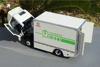 Originale 1:24 Dayun E3 Rent Elektriske Varevogn Lastbil Model, Støbt Dayun E3 Light Truck Model