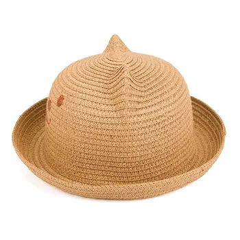 Kat Øre Formet Anti-UV straahat om Sommeren Åndbar Hat Til Pige, Drenge Mode Populære Cap Unisex Dejlig Kat Ører Solen Toppe #30