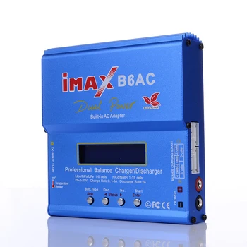 80W IMAX Batteri Oplader B6AC B6 AC Nicd Nimh, lithium Batteri Balance Oplader Udledningen med EU USA UK AU-stik med spænding