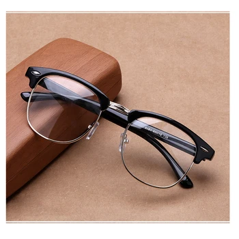 -1.0 -1.5 -2.0 -2.5 -3.0 -3.5 ~-5.0 Nærsynethed Optiske Briller Halv Frame Briller Mænd Kvinder Kortsynede Briller (PD: 62-64) M016