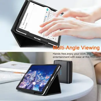 Taske til Samsung Galaxy Tab En 2019 T510 T515 Tablet, cover Stand Tilfældet for Tab En A6 10.1