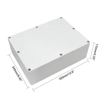 Uxcell 1STK ABS Junction Box 12.6