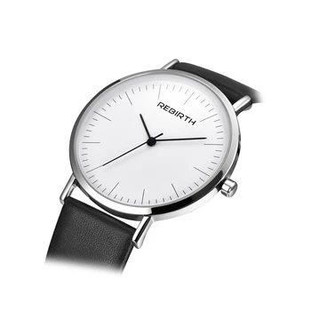Hot Fashion kvalitet vintage klassisk Unisex Quartz Armbåndsur Elegante Enkle Læder Strap Watch Mænd Kvinder Casual Stil ur