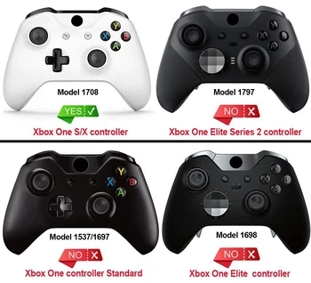 Gear of Destiny Mønstrede Frontplade Front Boliger Shell Tilfælde reservedel til Xbox One X og One S Controller (Model 1708)