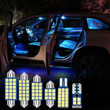 9pcs fejlfri LED Bil Interiør Reading Light Kuffert Pærer Cab Lamper, Tilbehør Til VW-Volkswagen Passat CC 357 2009-2013