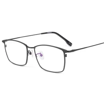 Ren Titanium Briller Ramme Mænd Firkantede Briller Mandlige Klassisk Fuld Optisk Recept Briller Rammer Gafas Oculos EJ85351