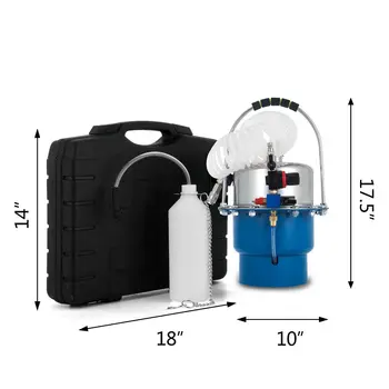 VEVOR Pneumatisk lufttryk Bremse Bleeder Tool Kit Professional Bremse Blødning Sæt