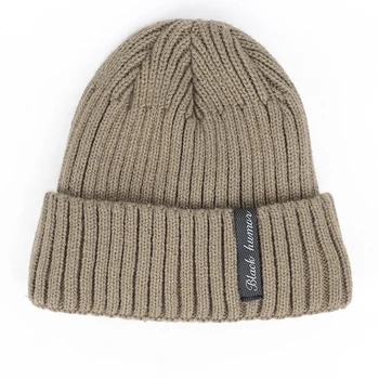 2020 fashion vinter strik hat, stribet mænd og kvinder bomuld cap vinter udendørs varm kvindes hat fløjl tyk hat casual mænds ærter