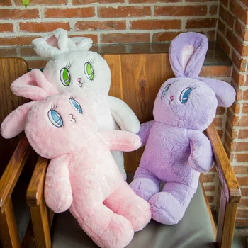 Kreative sød kanin WEGO lange ører plys legetøj rygsæk store øjne sød kanin dukke, baby-blød animationsfilm toy børns fødselsdag gave