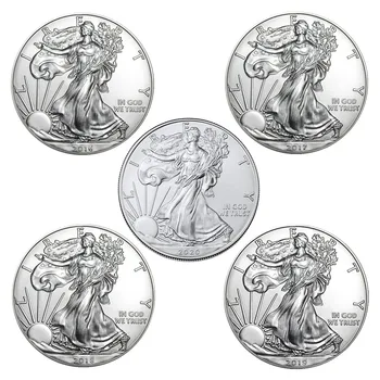 2011--2021 United States of Liberty Chllenge Mønt Erindringsmønt 1 oz Fint Sølv Samleobjekter Amerika Mønter Gave Samling