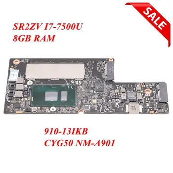 NOKOTION 5B20M35075 CYG50 NM-A901 For Lenovo Yoga 910-13IKB laptop bundkort 13,3 tommer SR2ZV I7-7500U CPU 8GB RAM Virker