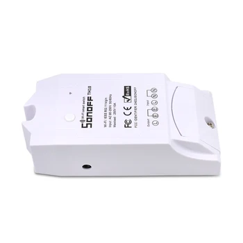 ITEAD Sonoff TH10 Wifi Skifte Temperatur og Luftfugtighed Sensor Automation-Modul Trådløs Fjernbetjening Til Smart Home 10A 2200W