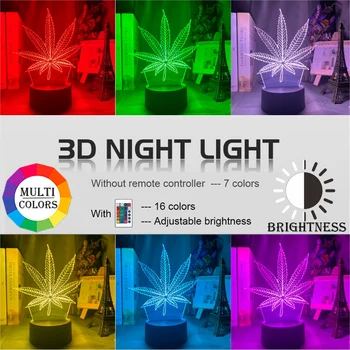 Akryl Led Nat Lys Luge Usb-Batteri Powered Bord Lampe Farveskiftende Touch Sensor, Lys, Home Decor Kids Soveværelse Nightlight