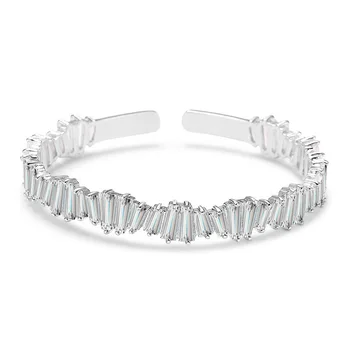 Bedst Sælgende Mode Prinsesse 925 Sterling Sølv armbånd Armbånd til Kvinder Justerbar Jubilæum Gave Smykker Bulk Sælge S5213