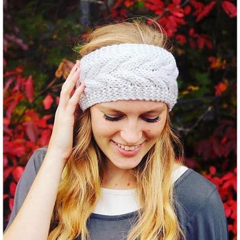 Twist strikke-uld hår band høreværn Headcover elastisk hånd hår tilbehør varmt efterår og vinter Pandebånd