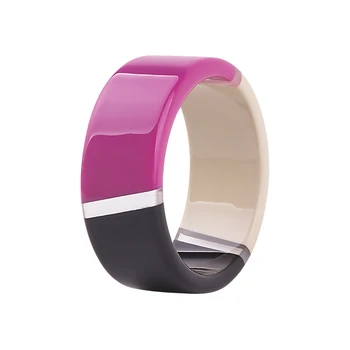 GuanLong Brand Design Farverige Akryl Harpiks Armbånd Armbånd Til Kontor Damer Mode Armbånd Smykker drop shipping