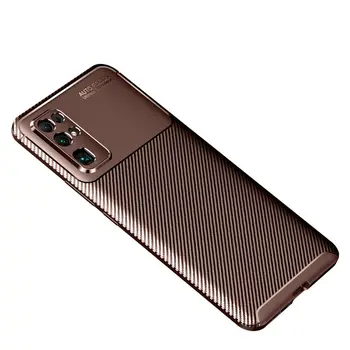 HuaWei Honor 30 Sag høj kvalitet stribe carbon fiber beskyttelse, Back Cover Til Ære 30 non-slip Anti-fald Phone Cover