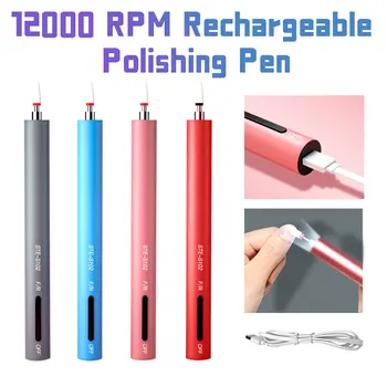 Genopladelige Søm Polering Pen til Manicure og Pedicure Sæt til Gel Fjerne 12000 RPM USB-Bærbare Negle Bore Pen til Nail Art