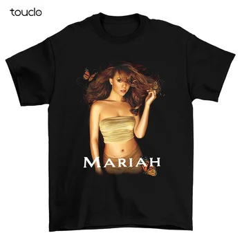Inspireret Mariah Carey - 'Sommerfugl' Bomuld Sort Unisex S-23XL T-Shirt V535