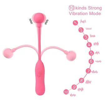 Anus Klitoris Nippel Massage Sex Vibratorer Legetøj til Kvinder, Vaginal Kugler Vibrerende Æg Kvindelige Onani Erotisk Flirte Værktøjer