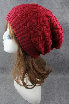 Nye Kvinder er Vinter Hat 2020 Mode Strikkede Huer Baggy Overdimensionerede Daske Twist Hat, Varm, Caps Herre Casual Strikket Beanie hue