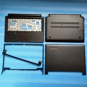 Nye Originale for Lenovo Flex 2 14 LCD-Back Sag+Bezel Tilfælde+Håndfladestøtten store bogstaver + Base Case+Hængsel Cover sort