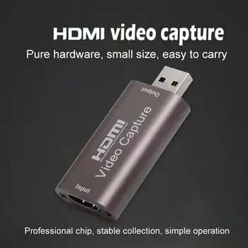 1080P HDMI 4K Video Capture-Kort, HDMI / USB 3,0 2,0 Video Capture Board For PS4 Spil, DVD-Videokamera Kamera Optage Live-Stream