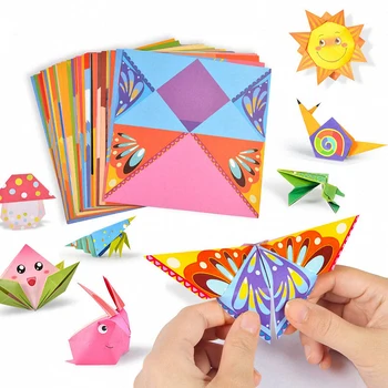 3D 54Pages Børn er Håndlavet Origami Farverige Liv Animal Style DIY-Papir Håndværk, Legetøj, Børn, Babyer Early Learning Uddannelse Legetøj