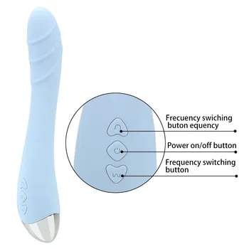 VATINE 10 Hastigheder G-punkt Dildo Vibrator Kvindelige Onani Kraftfulde Vagina, Klitoris Massager USB-Opladning Sex Legetøj Til Kvinder