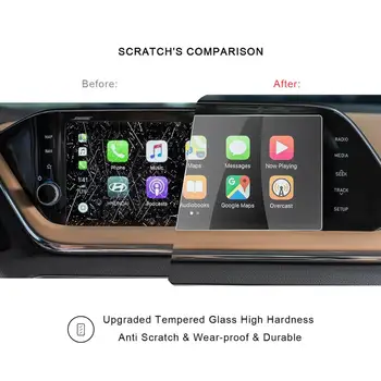 RUIYA Bil Screen Protector Til Sonate DN8 10.25 Tommer 2020 Navigation Touch Skærm Auto Interiør Mærkat Tilbehør til Udsmykning
