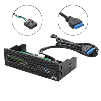 Hot USB 3.0 Interne Kortlæser Medier Instrumentbrættet PC frontpanelet, 5.25