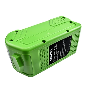 Powtree 40V 6000mAh Genopladeligt Batteri til Crea 40V 200W GreenWorks 29462 29472 22272 G-MAX GMAX L30